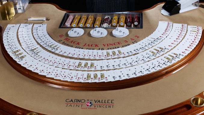 Casino Saint Vincent Tavolo Blackjack