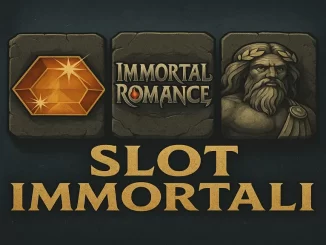 Illustrazione delle slot immortali: Starburst, Immortal Romance e Age of the Gods